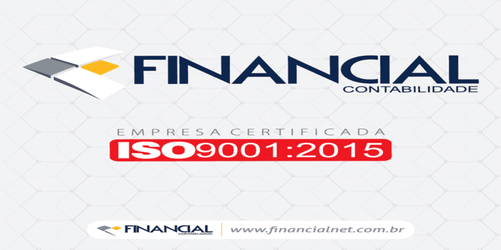 Financial Contabilidade conquista Certificação ISO-90010-2015